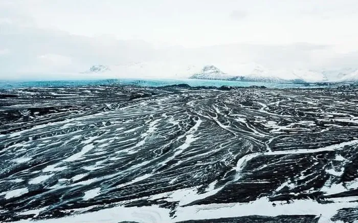 Framed Print : Aerial view of the volcanic desert on Iceland, in the background a glacier, black rock, filming location Interstellar Framed Print : Aerial view of the volcanic desert on Iceland, in the background a glacier, black rock, filming location Interstellar