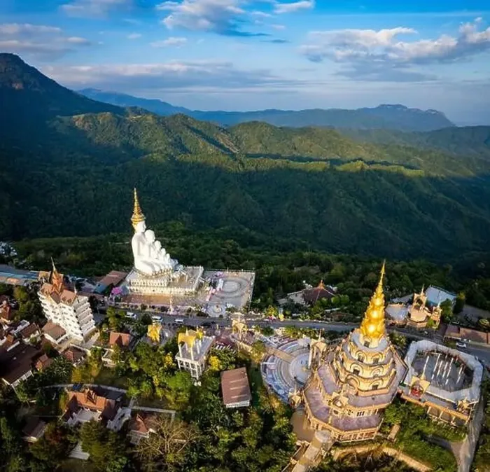 Framed Print : Aerial view of Wat Phra That Pha Sorn Kaew temple in Phetchabun, Thailand, south east asia Framed Print : Aerial view of Wat Phra That Pha Sorn Kaew temple in Phetchabun, Thailand, south east asia