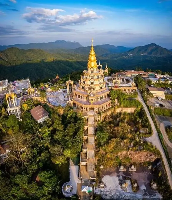 Framed Print : Aerial view of Wat Phra That Pha Sorn Kaew temple in Phetchabun, Thailand, south east asia Framed Print : Aerial view of Wat Phra That Pha Sorn Kaew temple in Phetchabun, Thailand, south east asia