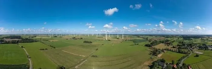 Framed Print : Aerial view with wind farm, Arle, Lower Saxony, Germany, Europe Framed Print : Aerial view with wind farm, Arle, Lower Saxony, Germany, Europe