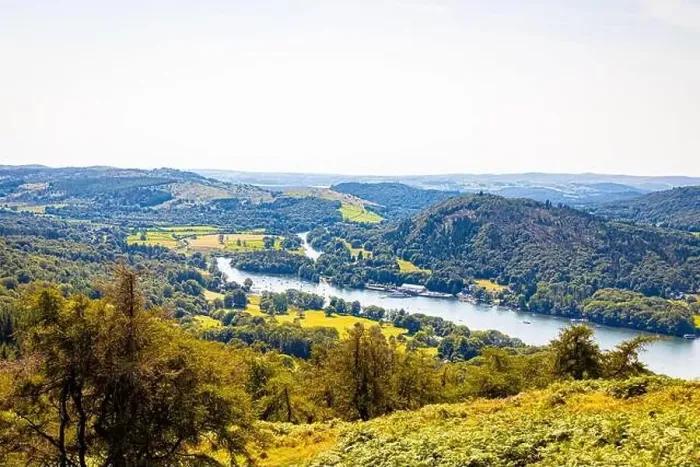 Framed Print : Aerial view of Windermere in Lake District, a region and national park in Cumbria in northwest England Framed Print : Aerial view of Windermere in Lake District, a region and national park in Cumbria in northwest England