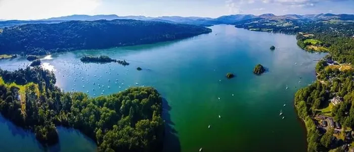 Framed Print : Aerial view of Windermere in Lake District, a region and national park in Cumbria in northwest England, UK Framed Print : Aerial view of Windermere in Lake District, a region and national park in Cumbria in northwest England, UK