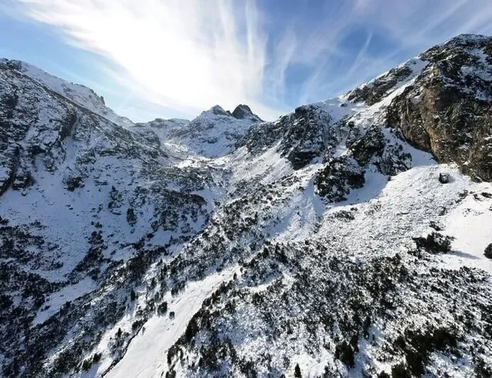 Framed Print : Aerial winter panorama of Malyovitsa peak, Rila Mountain, Bulgaria Framed Print : Aerial winter panorama of Malyovitsa peak, Rila Mountain, Bulgaria