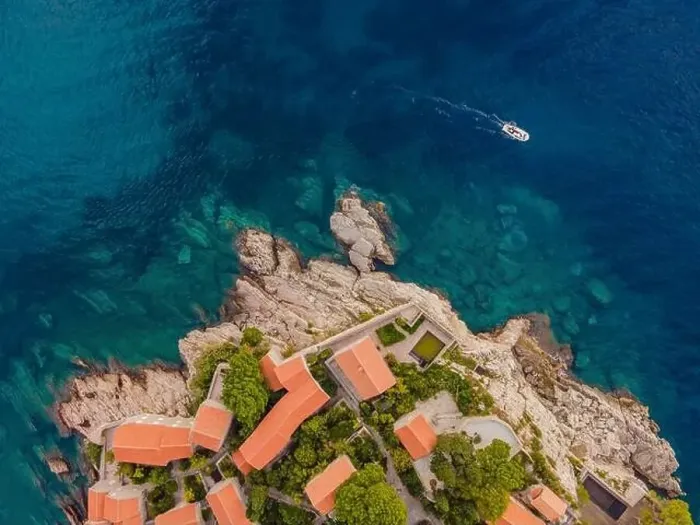 Framed Print : Aerophotography. View from flying drone Framed Print : Aerophotography. View from flying drone
