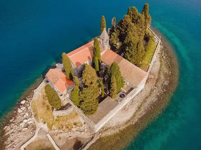Framed Print : Aerophotography. View from flying drone Framed Print : Aerophotography. View from flying drone