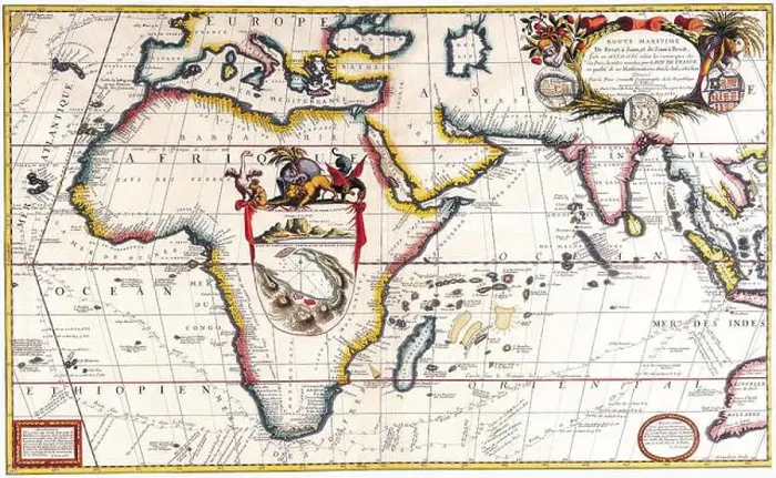 Framed Print : Africa Map, Old Africa Map, Retro Africa Map Framed Print : Africa Map, Old Africa Map, Retro Africa Map
