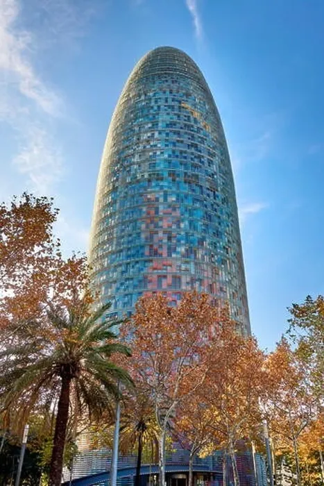 Framed Print : Agbar Tower or Torre Agbar building, Barcelona, Spain Framed Print : Agbar Tower or Torre Agbar building, Barcelona, Spain