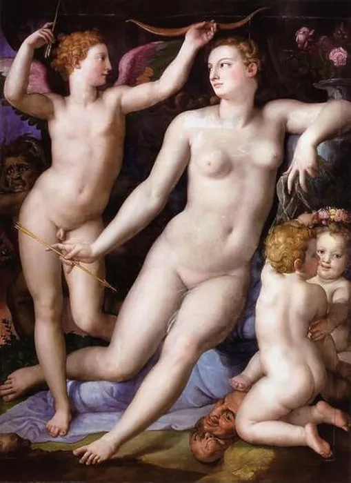Framed Print : Agnolo Bronzino - Venus Cupid Envy C 1549 Framed Print : Agnolo Bronzino - Venus Cupid Envy C 1549