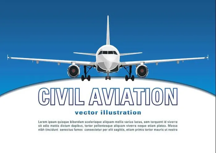 Framed Print : Aircraft vector. Banner, poster Framed Print : Aircraft vector. Banner, poster