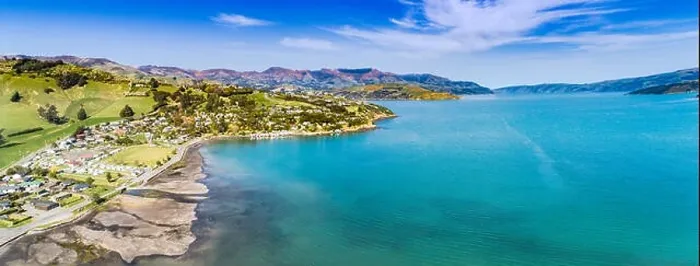 Framed Print : Akaroa Bay area South Island New Zealand Framed Print : Akaroa Bay area South Island New Zealand