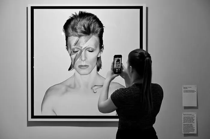 Framed Print : Aladdin Sane : 50 Years. An exhibition of photographs by Brian Duffy celebrating half a century of David Bowie's iconic album Framed Print : Aladdin Sane : 50 Years. An exhibition of photographs by Brian Duffy celebrating half a century of David Bowie's iconic album