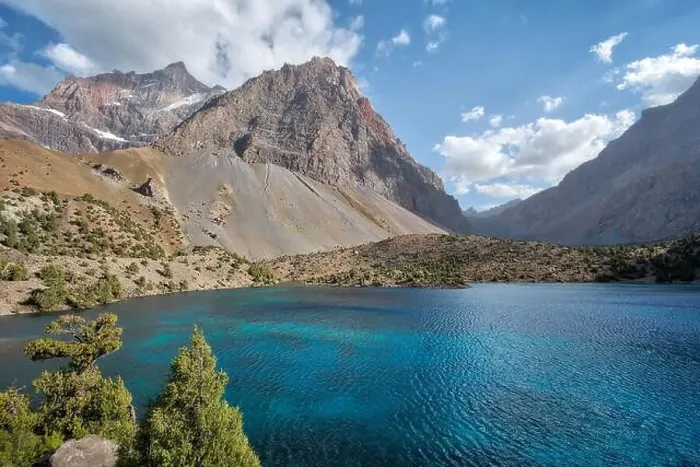 Framed Print : Alaudin Lake in the Fann Mountains, taken in Tajikistan in August 2018 taken in hdr Framed Print : Alaudin Lake in the Fann Mountains, taken in Tajikistan in August 2018 taken in hdr