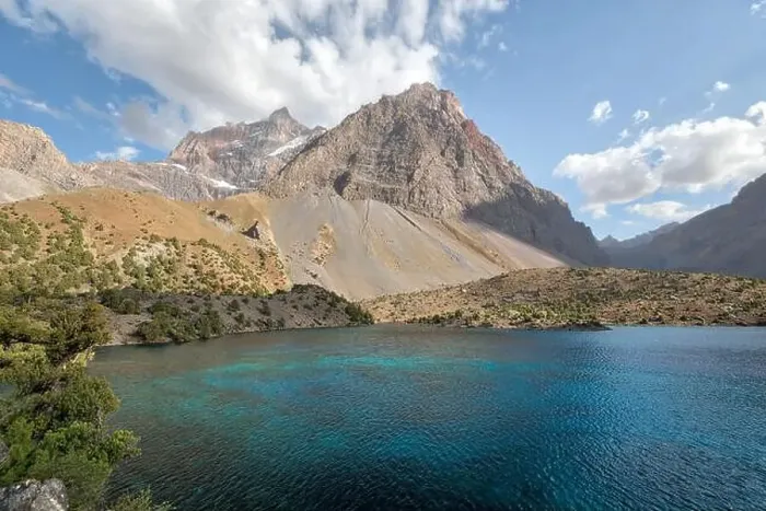 Framed Print : Alaudin Lake in the Fann Mountains, taken in Tajikistan in August 2018 taken in hdr Framed Print : Alaudin Lake in the Fann Mountains, taken in Tajikistan in August 2018 taken in hdr