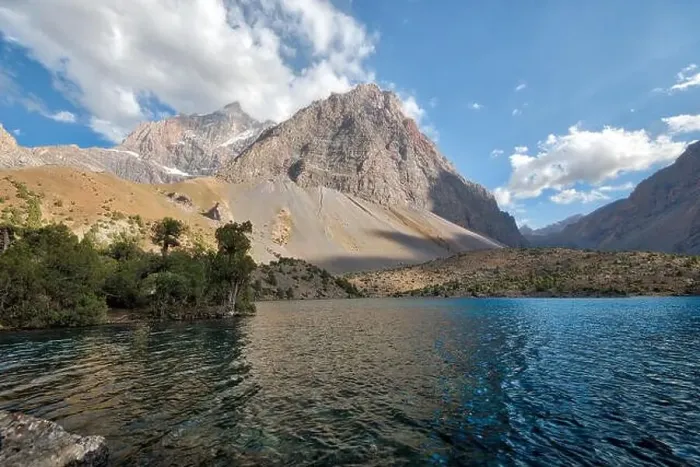 Framed Print : Alaudin Lake in the Fann Mountains, taken in Tajikistan in August 2018 taken in hdr Framed Print : Alaudin Lake in the Fann Mountains, taken in Tajikistan in August 2018 taken in hdr