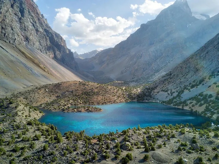 Framed Print : Alaudin Lake in the Fann Mountains, taken in Tajikistan in August 2018 taken in hdr Framed Print : Alaudin Lake in the Fann Mountains, taken in Tajikistan in August 2018 taken in hdr