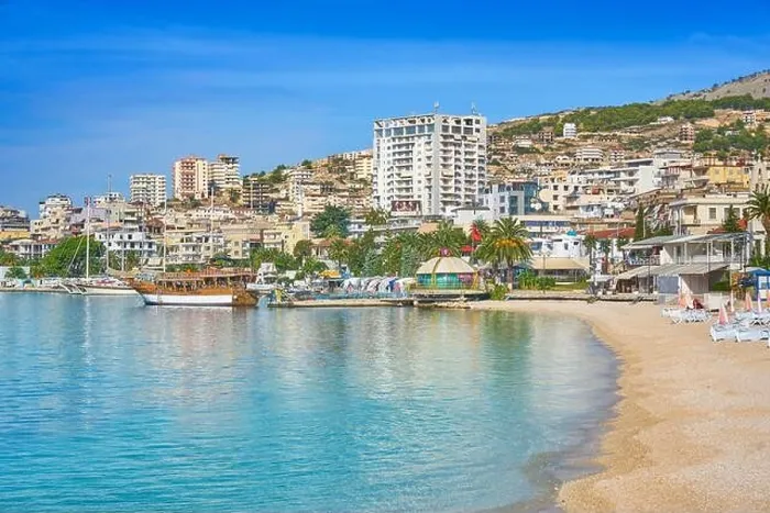 Framed Print : Albania - Saranda resort beach Framed Print : Albania - Saranda resort beach