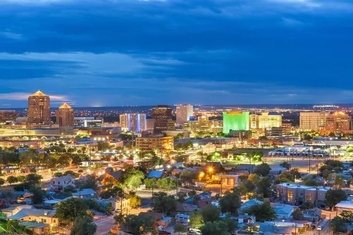 Framed Print : Albuquerque, New Mexico, USA downtown cityscape at twilight Framed Print : Albuquerque, New Mexico, USA downtown cityscape at twilight