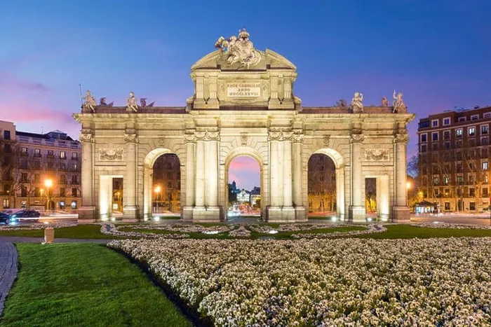 Framed Print : The Alcala Door (Puerta de Alcala) is a one of the Madrid ancient doors of the city of Madrid, Spain. It was the entrance of people coming from France Framed Print : The Alcala Door (Puerta de Alcala) is a one of the Madrid ancient doors of the city of Madrid, Spain. It was the entrance of people coming from France