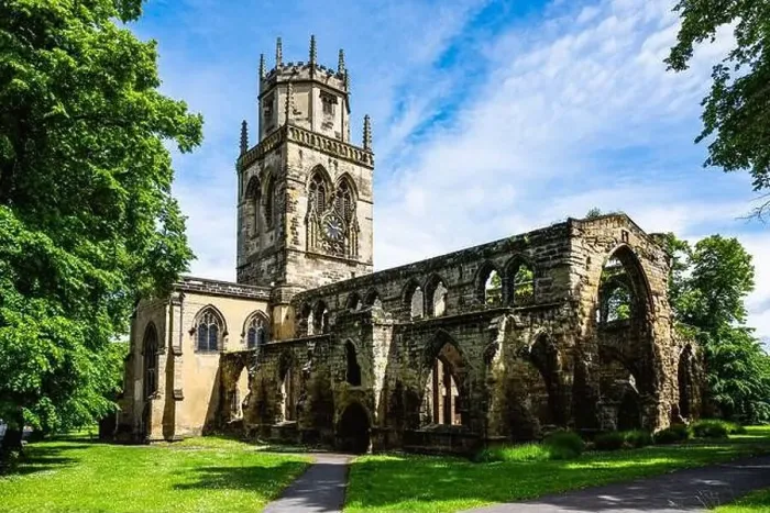 Framed Print : All Saints Church in Pontefract, West Yorkshire, England