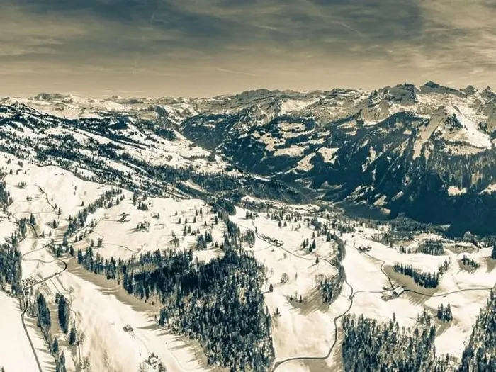 Framed Print : Alps in Switzerland. Winter skiing region. Graphics mountains. Retro style Framed Print : Alps in Switzerland. Winter skiing region. Graphics mountains. Retro style