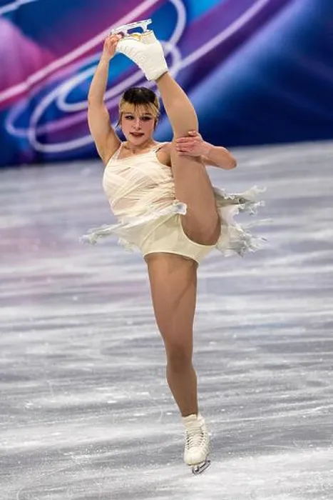 Framed Print : Alysa Liu (USA) competing at the Figure Skating Womens Short Skating during the Olympic Winter Games 2026 Milano Cortina Framed Print : Alysa Liu (USA) competing at the Figure Skating Womens Short Skating during the Olympic Winter Games 2026 Milano Cortina