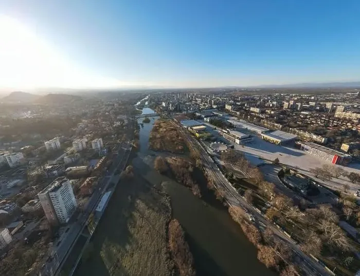 Framed Print : Amazing Aerial panorama of Maritsa river and panorama to City of Plovdiv, Bulgaria Framed Print : Amazing Aerial panorama of Maritsa river and panorama to City of Plovdiv, Bulgaria