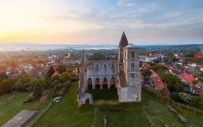 Framed Print : Amazing aerial photo about the Premontre Monastery Framed Print : Amazing aerial photo about the Premontre Monastery