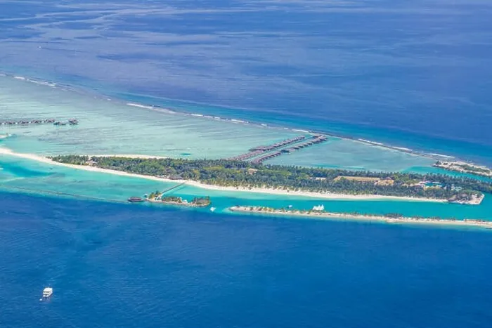 Framed Print : Amazing aerial view of Maldives island and beach. Drone or airplane view of atoll and island and sea Framed Print : Amazing aerial view of Maldives island and beach. Drone or airplane view of atoll and island and sea