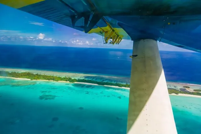 Framed Print : Amazing aerial view of Maldives island and beach. Drone or airplane view of atoll and island and sea Framed Print : Amazing aerial view of Maldives island and beach. Drone or airplane view of atoll and island and sea