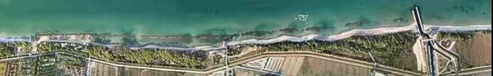 Framed Print : Amazing aerial view of Tuscany coastline, Italy from the drone Framed Print : Amazing aerial view of Tuscany coastline, Italy from the drone