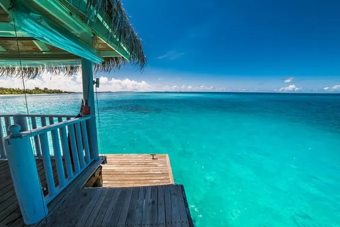 Framed Print : Amazing beach in Maldives with luxury water villas. Exotic background concept Framed Print : Amazing beach in Maldives with luxury water villas. Exotic background concept