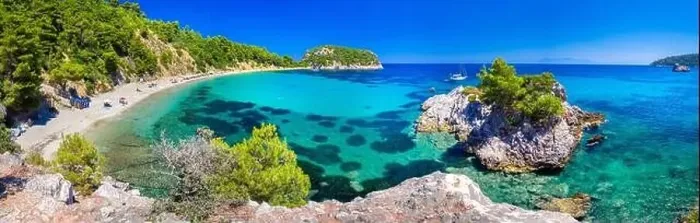Framed Print : Amazing beach Stafilos, Skopelos, Greece Framed Print : Amazing beach Stafilos, Skopelos, Greece