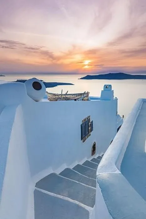 Framed Print : Amazing landscape of Fira, white architecture caldera view Santorini, Greece, cruise ships. Blue sky, wonderful summer mood, sunny vacation, holiday Framed Print : Amazing landscape of Fira, white architecture caldera view Santorini, Greece, cruise ships. Blue sky, wonderful summer mood, sunny vacation, holiday