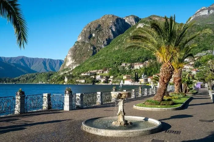 Framed Print : Amazing landscape in Menaggio - Como lake in Italy Framed Print : Amazing landscape in Menaggio - Como lake in Italy