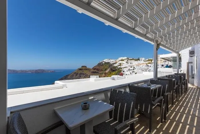Framed Print : Amazing panoramic landscape, luxury travel vacation Santorini island Framed Print : Amazing panoramic landscape, luxury travel vacation Santorini island