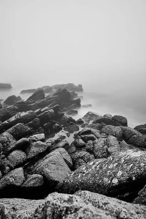 Framed Print : amazing rocks by the shore in danish island Framed Print : amazing rocks by the shore in danish island