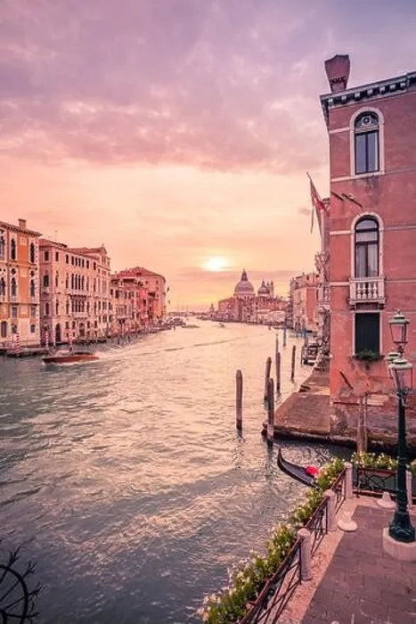 Framed Print : Amazing summer travel landscape. Stunning sunrise sunset over Grand Canal and Basilica Santa Maria della Salute in Venice, Italy. Relaxing colors Framed Print : Amazing summer travel landscape. Stunning sunrise sunset over Grand Canal and Basilica Santa Maria della Salute in Venice, Italy. Relaxing colors