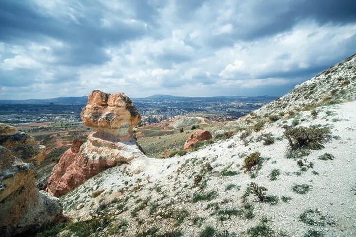 Framed Print : Amazing sunrise in Cappadocia mountains, Turkey. Travel landscape photography Framed Print : Amazing sunrise in Cappadocia mountains, Turkey. Travel landscape photography