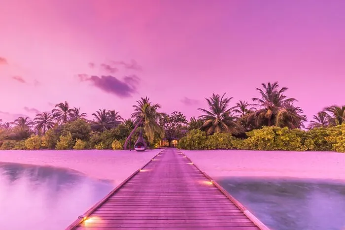 Framed Print : Amazing sunset sky and reflection on calm sea, Maldives beach landscape of luxury over water pier. Exotic scenery of summer vacation and holiday Framed Print : Amazing sunset sky and reflection on calm sea, Maldives beach landscape of luxury over water pier. Exotic scenery of summer vacation and holiday