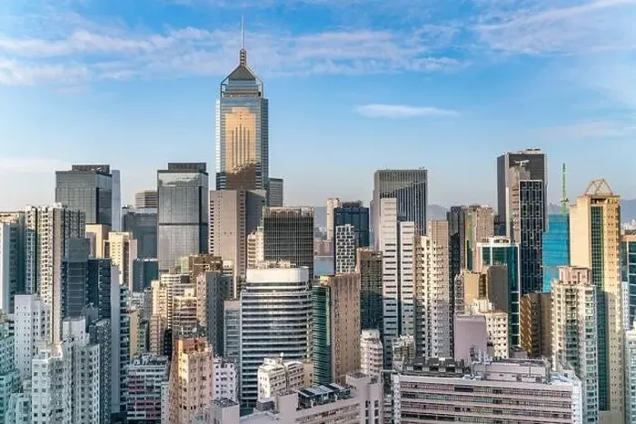 Framed Print : The amazing view of Hong-Kong cityscape full of skyscrapers from the rooftop Framed Print : The amazing view of Hong-Kong cityscape full of skyscrapers from the rooftop