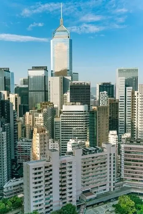 Framed Print : The amazing view of Hong-Kong cityscape full of skyscrapers from the rooftop Framed Print : The amazing view of Hong-Kong cityscape full of skyscrapers from the rooftop