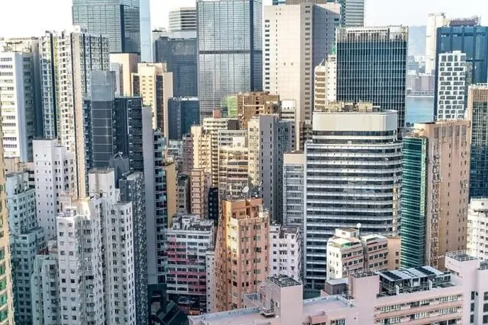 Framed Print : The amazing view of Hong-Kong cityscape full of skyscrapers from the rooftop Framed Print : The amazing view of Hong-Kong cityscape full of skyscrapers from the rooftop