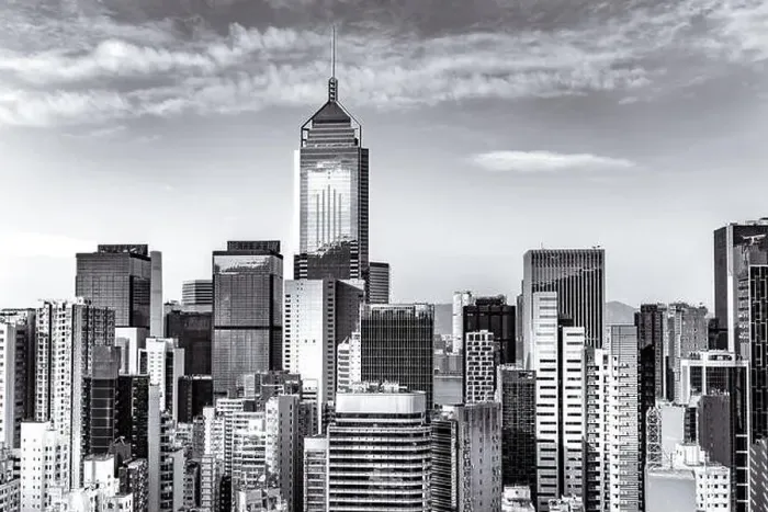 Framed Print : The amazing view of Hong-Kong cityscape full of skyscrapers from the rooftop Framed Print : The amazing view of Hong-Kong cityscape full of skyscrapers from the rooftop