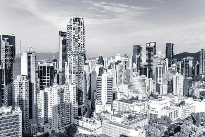 Framed Print : The amazing view of Hong-Kong cityscape full of skyscrapers from the rooftop Framed Print : The amazing view of Hong-Kong cityscape full of skyscrapers from the rooftop