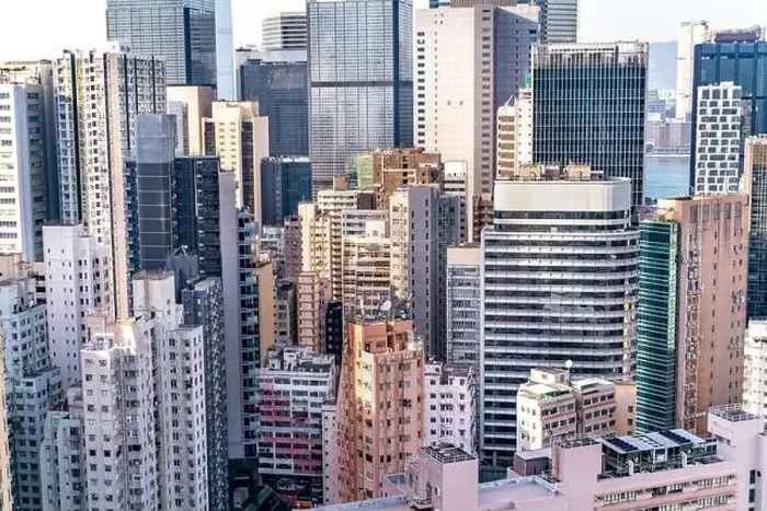 Framed Print : The amazing view of Hong-Kong cityscape full of skyscrapers from the rooftop Framed Print : The amazing view of Hong-Kong cityscape full of skyscrapers from the rooftop