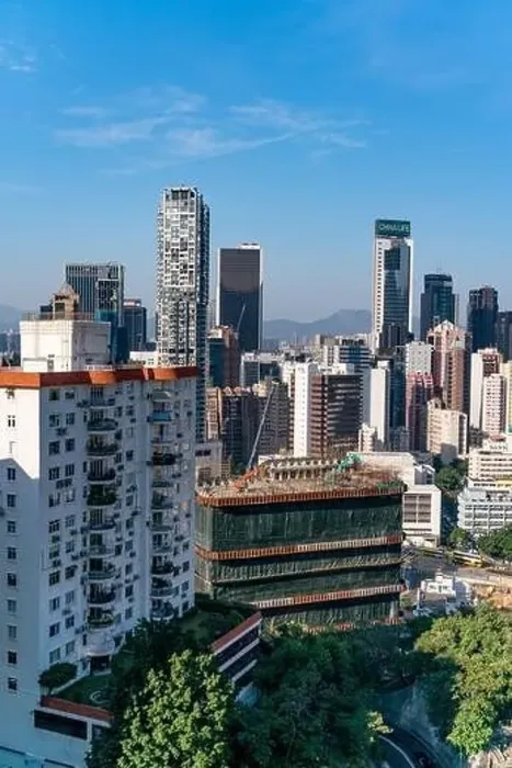 Framed Print : The amazing view of Hong-Kong cityscape full of skyscrapers from the rooftop Framed Print : The amazing view of Hong-Kong cityscape full of skyscrapers from the rooftop