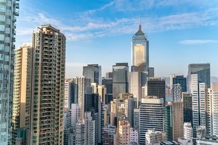 Framed Print : The amazing view of Hong-Kong cityscape full of skyscrapers from the rooftop Framed Print : The amazing view of Hong-Kong cityscape full of skyscrapers from the rooftop
