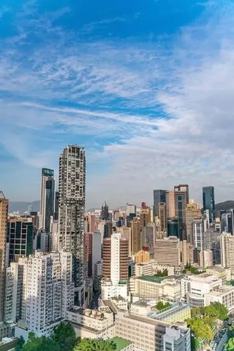 Framed Print : The amazing view of Hong-Kong cityscape full of skyscrapers from the rooftop Framed Print : The amazing view of Hong-Kong cityscape full of skyscrapers from the rooftop