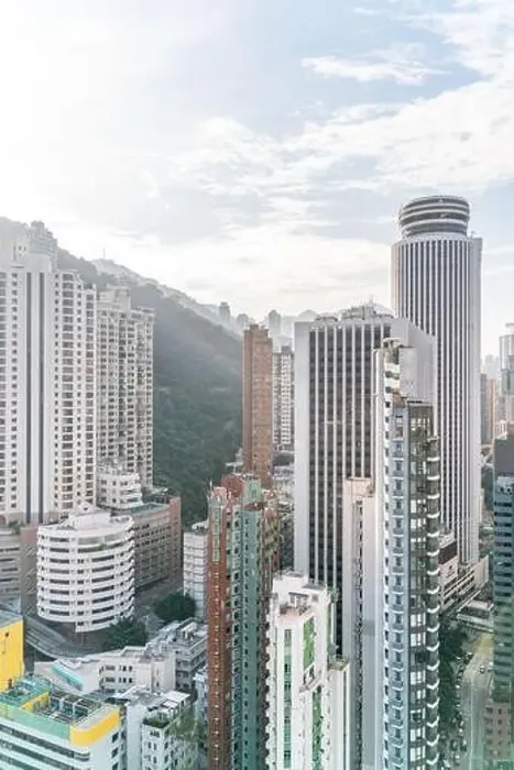 Framed Print : The amazing view of Hong-Kong cityscape full of skyscrapers from the rooftop Framed Print : The amazing view of Hong-Kong cityscape full of skyscrapers from the rooftop