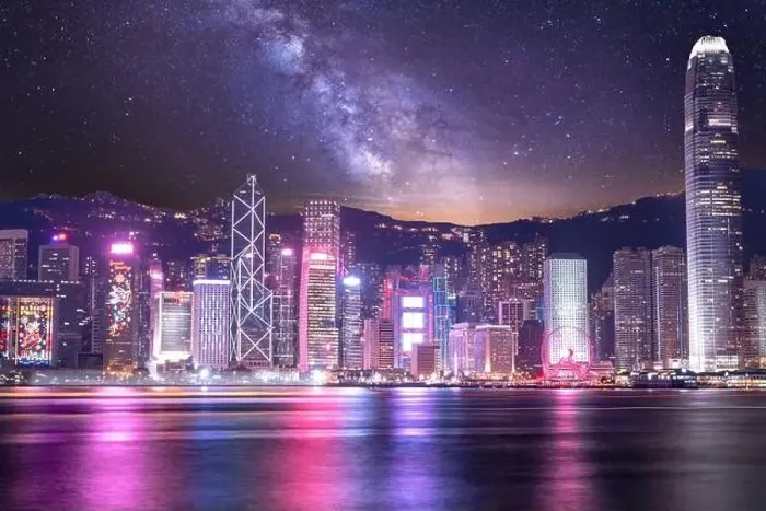 Framed Print : The amazing view of Hong-Kong cityscape full of skyscrapers from the rooftop Framed Print : The amazing view of Hong-Kong cityscape full of skyscrapers from the rooftop